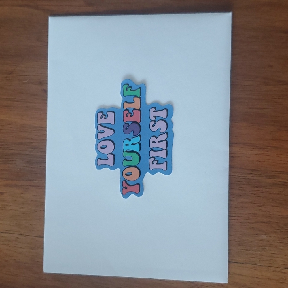 Love Yourself First Sticker